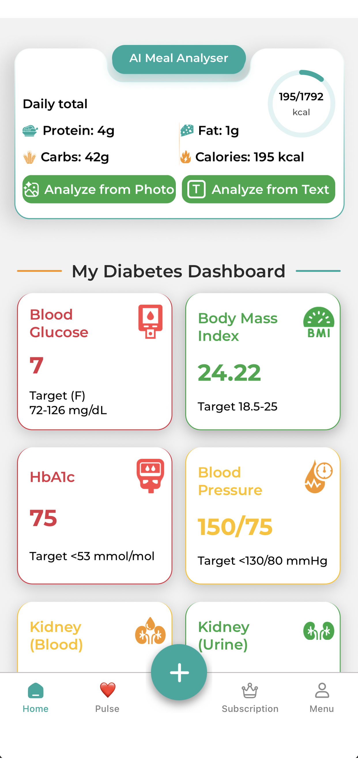 Home 1242x2688 Screenshot 2026 01 18 at 20.17 in the DiabetesConnect app